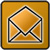 Icon von braunem Umschlag