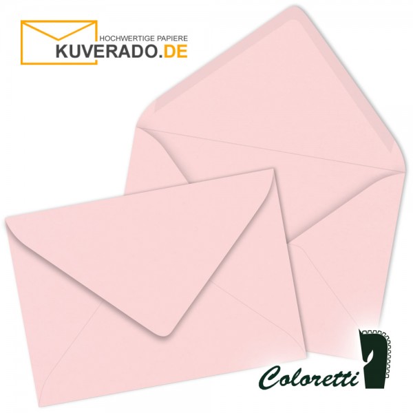 Rosa DIN B6 Briefumschläge von Coloretti