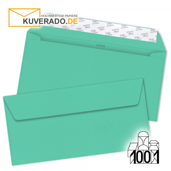Artoz 1001 Briefumschläge smaragdgrün DIN lang