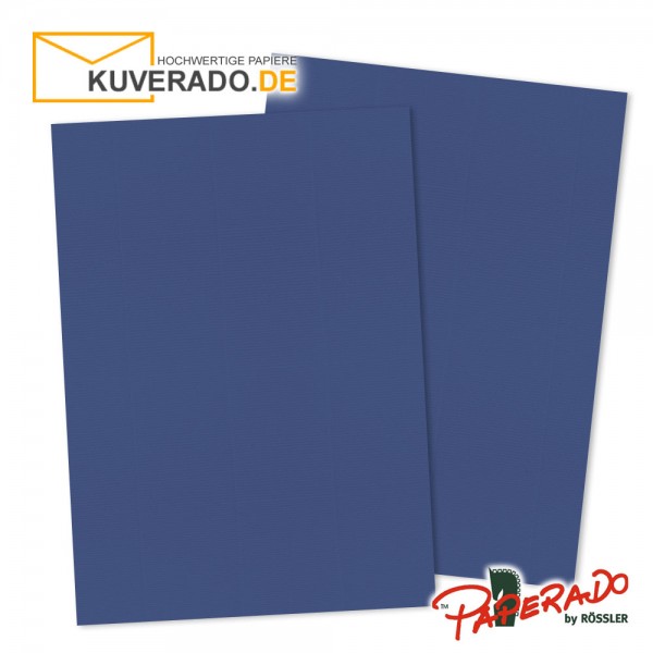 Paperado Briefpapier in jeansblau DIN A4 100 g/qm