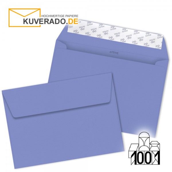 Artoz 1001 Briefumschläge veilchenblau DIN C6