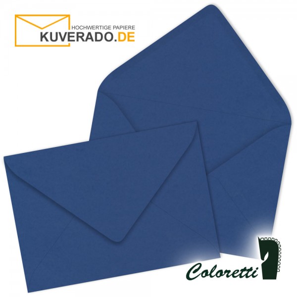 Blaue DIN B6 Briefumschläge in jeans von Coloretti