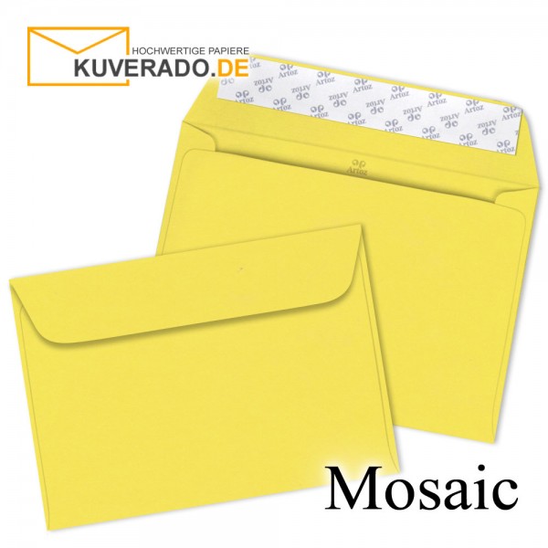 Artoz Mosaic gelbe Briefumschläge DIN C5