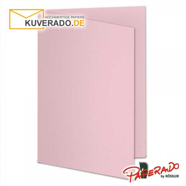 Paperado Karten in flamingo rosa DIN B6