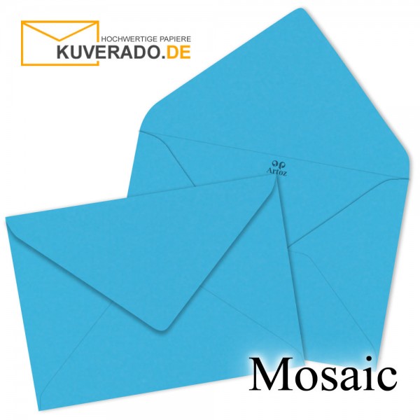 Artoz Mosaic blau Briefumschläge DIN C7