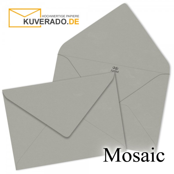 Artoz Mosaic zementgraue Briefumschläge DIN B6