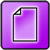 Icon von lila Briefpapier