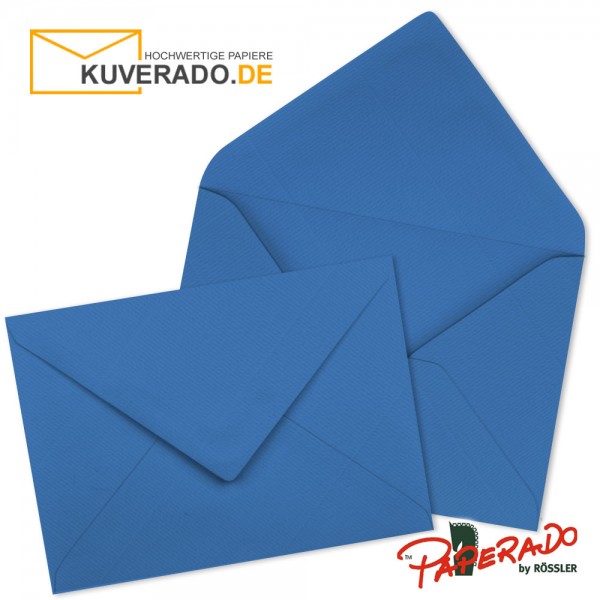 Paperado Briefumschläge in stahlblau 225x315 mm