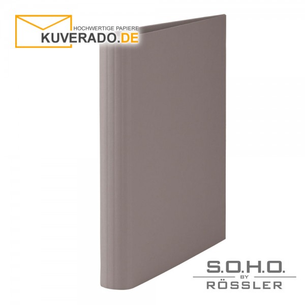 S.O.H.O. Ringbuch mit 25mm Füllhöhe in der Farbe "taupe"