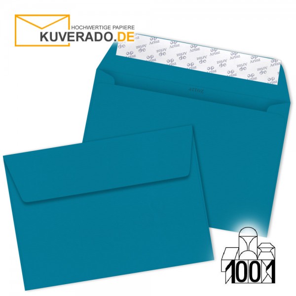 Artoz 1001 Briefumschläge petrol-blau DIN C6