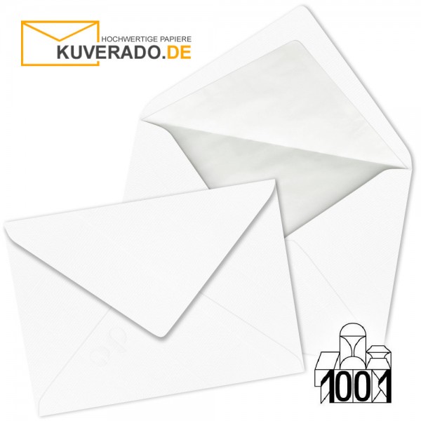 Artoz 1001 Briefumschläge Blütenweiß DIN C6