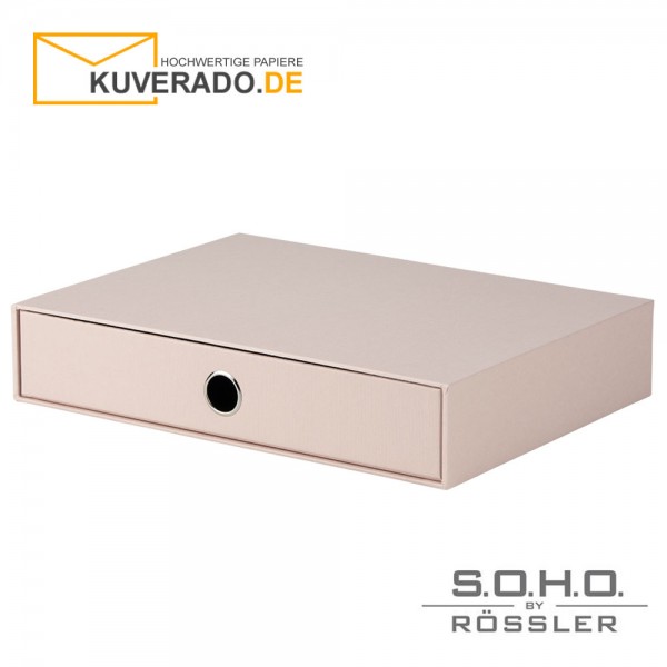S.O.H.O. Schubladenbox für DIN A4 in der Farbe "powder"