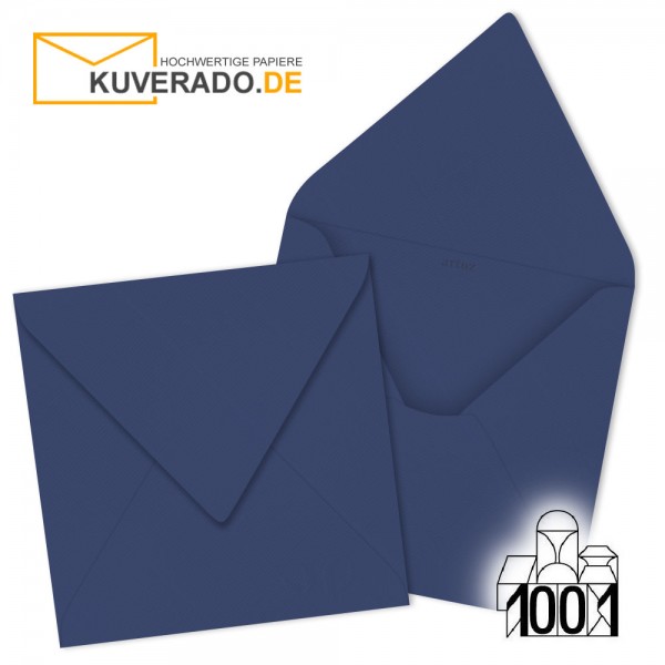 Artoz 1001 Briefumschläge classic-blue quadratisch 135x135 mm