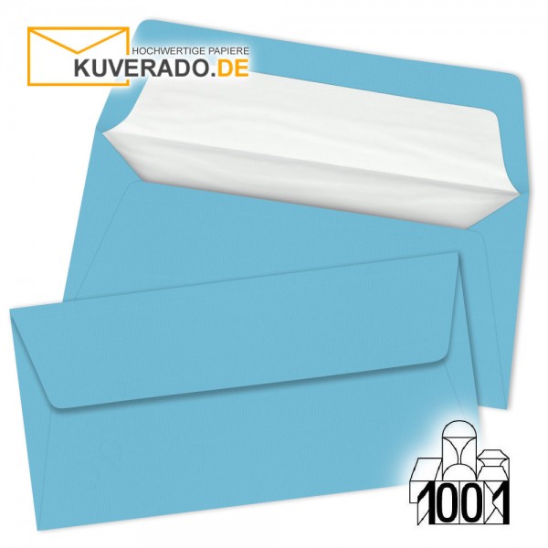 Artoz 1001 Briefumschläge azurblau DIN lang