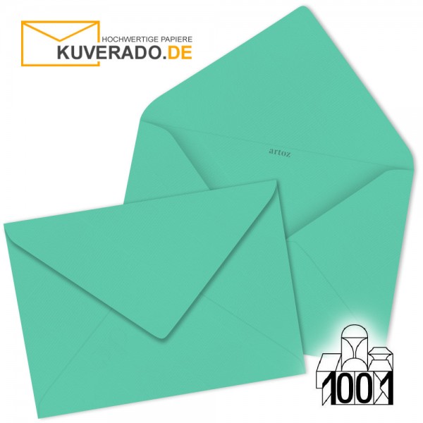 Artoz 1001 Briefumschläge smaragdgrün 75x110 mm