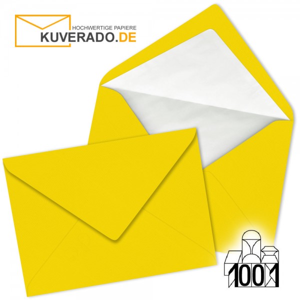 Artoz 1001 Briefumschläge sonnengelb DIN C6
