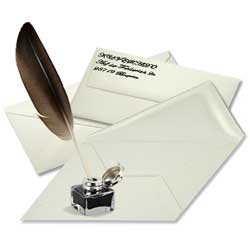 Briefumschläge aus echtem Büttenpapier