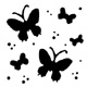 Artoz fliegender Stanzer Motiv: Schmetterlinge