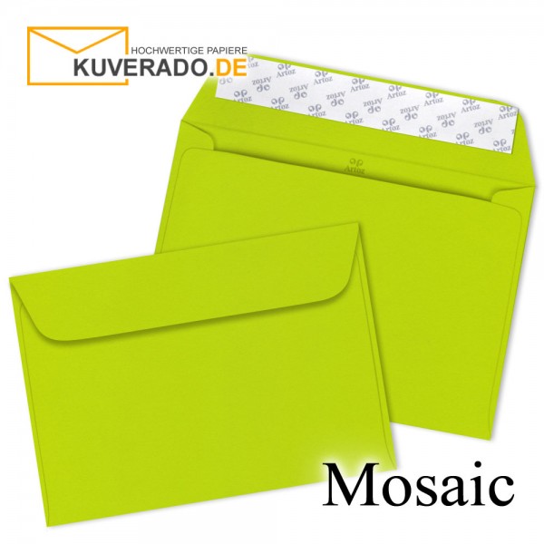 Artoz Mosaic neon-lime Briefumschläge DIN C5