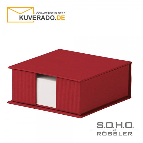 S.O.H.O. Zettelkasten in der Farbe "rot"