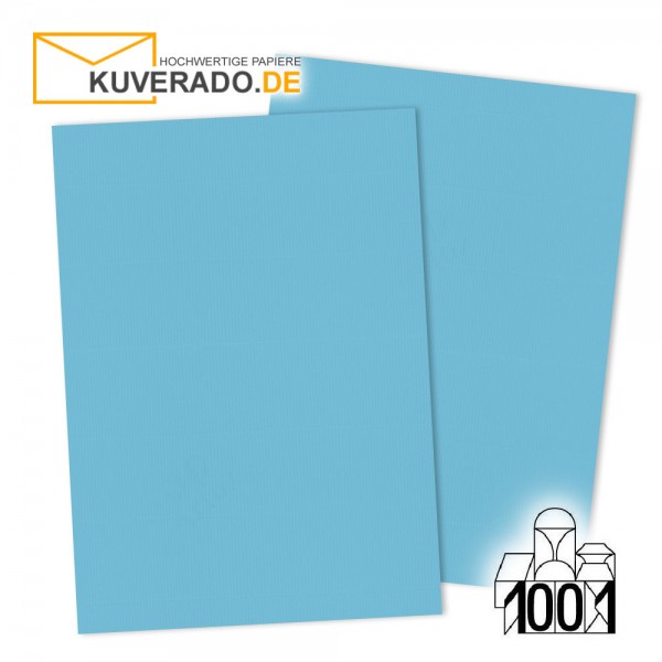 Artoz 1001 Einlegekarten azurblau DIN A7