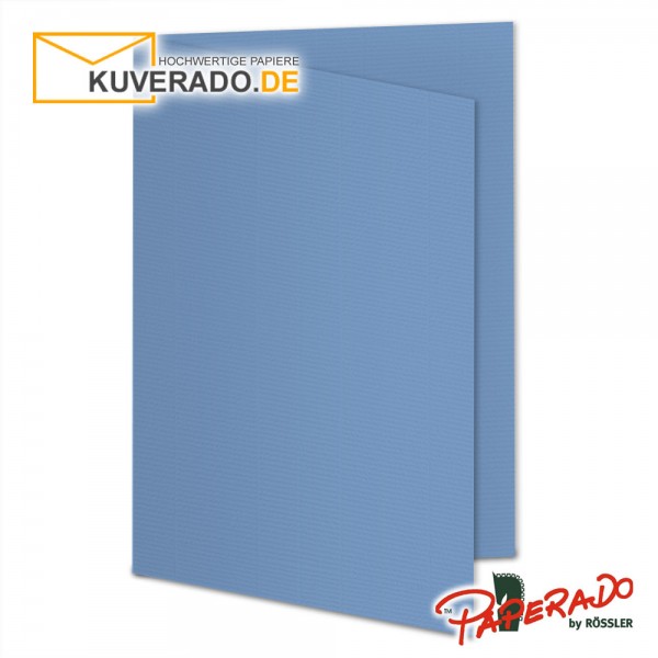 Paperado Karten in blau DIN A5