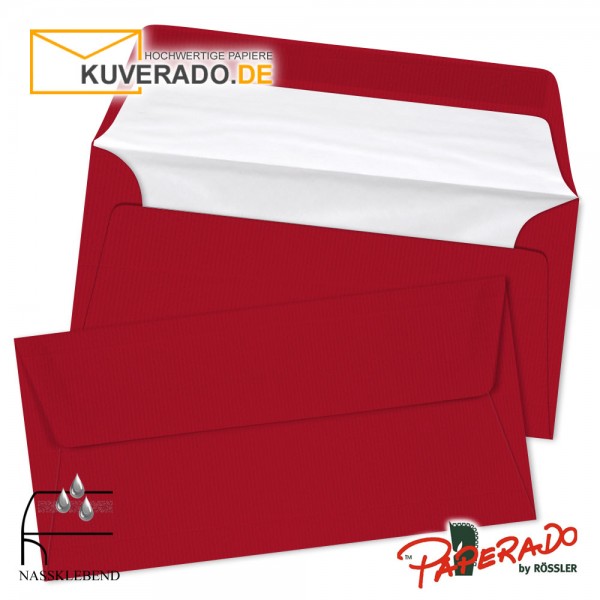 Paperado Briefumschläge rot