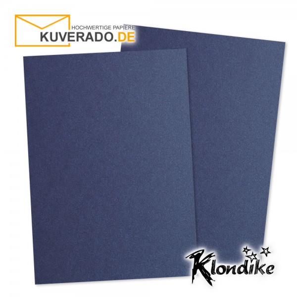Artoz Klondike Briefpapier in saphir-blau-metallic DIN A4