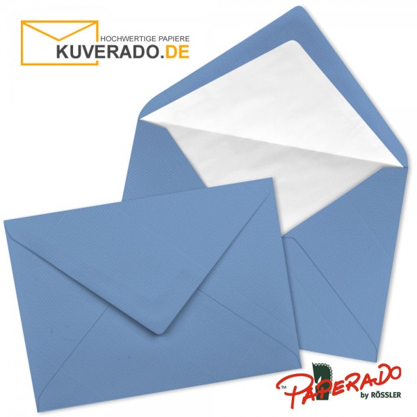 Paperado Briefumschläge in blau DIN B6