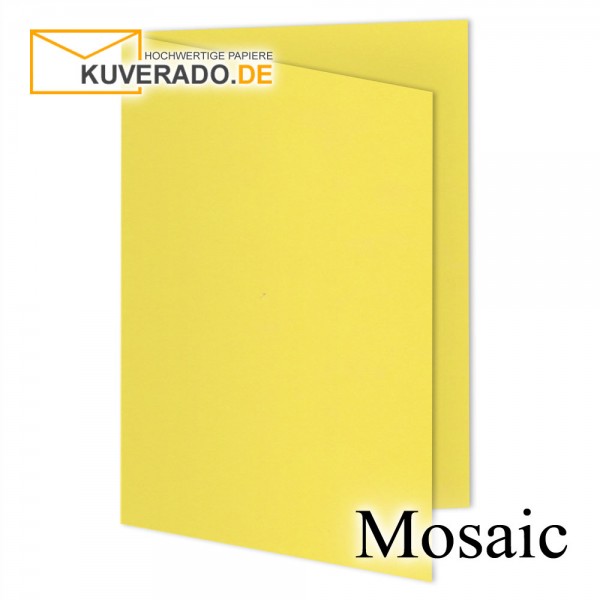 Artoz Mosaic gelbe Doppelkarten DIN B6