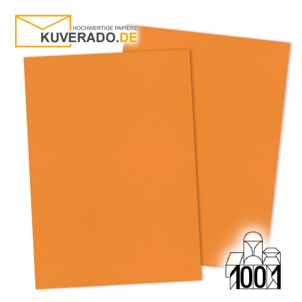 Artoz Briefkarton orange DIN A4 mit Wasserzeichen
