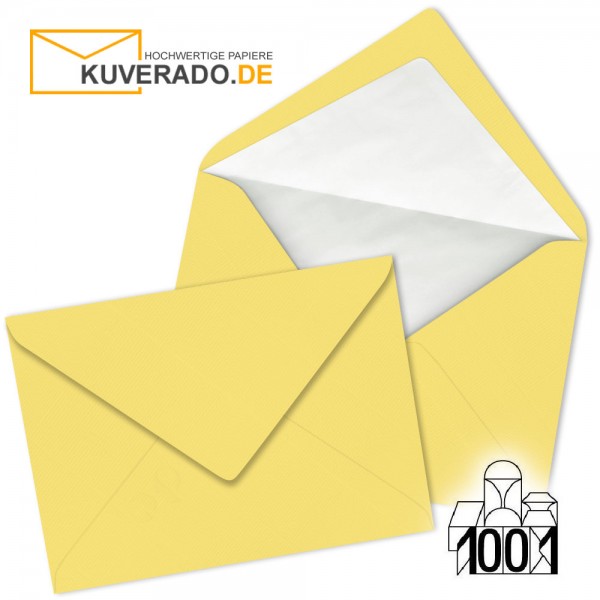 Artoz 1001 Briefumschläge lichtgelb DIN C6