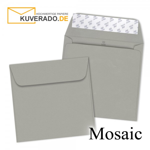 Artoz Mosaic zementgraue Briefumschläge quadratisch