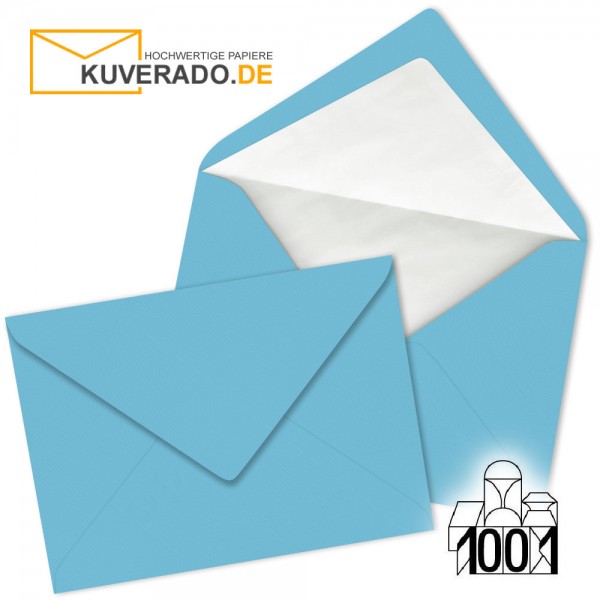 Artoz 1001 Briefumschläge azurblau DIN C6