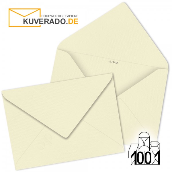 Artoz 1001 Briefumschläge crema-beige 75x110 mm