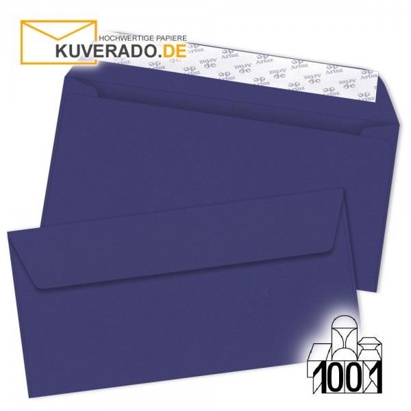 Artoz 1001 Briefumschläge indigo blau DIN lang