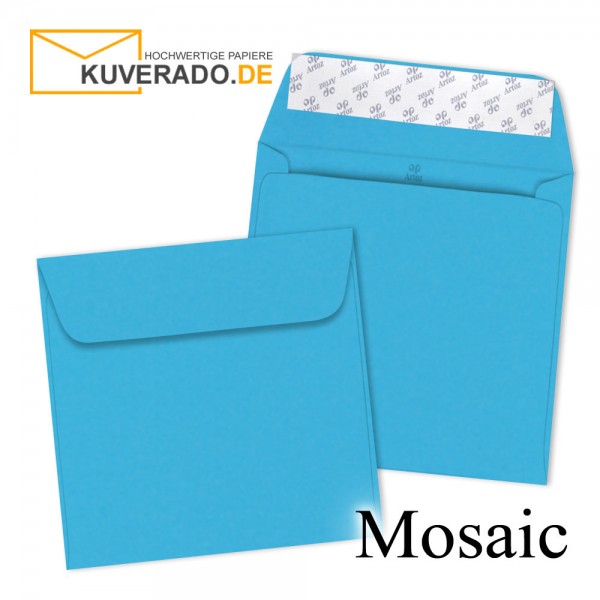 Artoz Mosaic blau Briefumschläge quadratisch