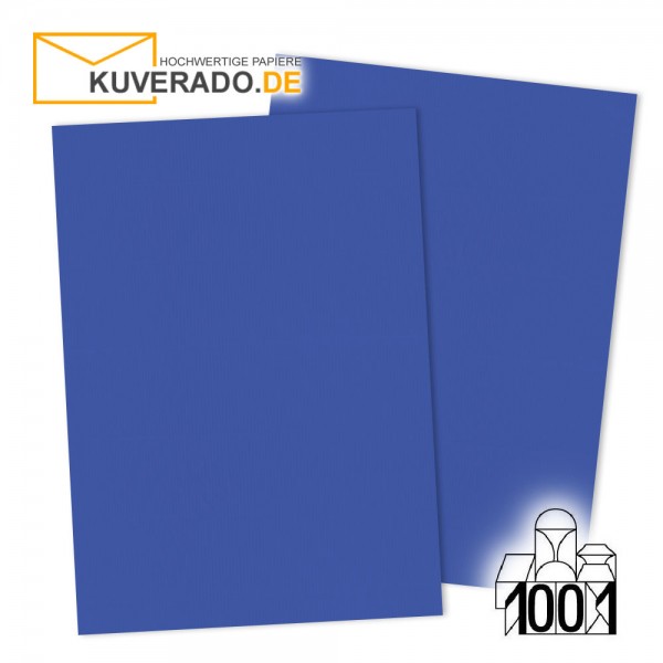 Artoz 1001 Briefkarton majestic-blue DIN A4 mit Wasserzeichen