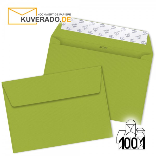 Artoz 1001 Briefumschläge bamboo-green DIN C6