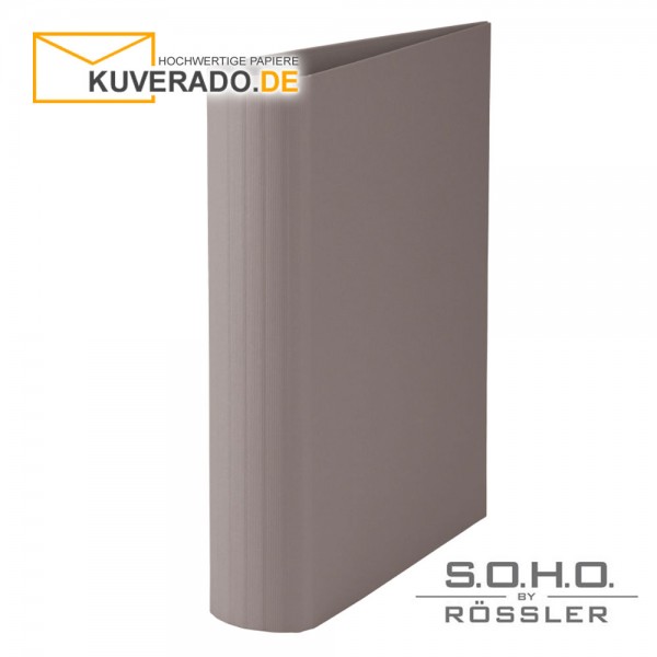 S.O.H.O. Ringbuch mit 50mm Füllhöhe in der Farbe "taupe"