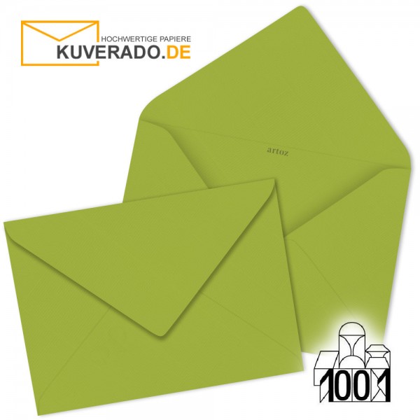 Artoz 1001 Briefumschläge bamboo-green DIN B6