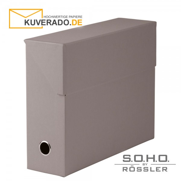 S.O.H.O. Archivbox in der Farbe "taupe"