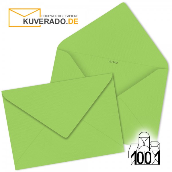 Artoz 1001 Briefumschläge Birkengrün 75x110 mm