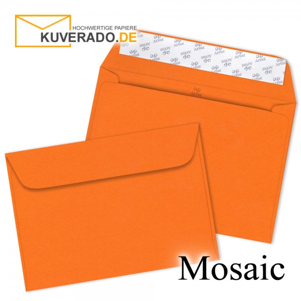 Artoz Mosaic neon-orange Briefumschläge DIN C5