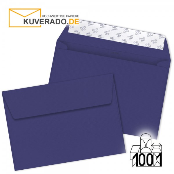 Artoz 1001 Briefumschläge indigo blau DIN C5