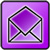 Icon von lila Briefumschlag