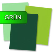 grünes Briefpaper